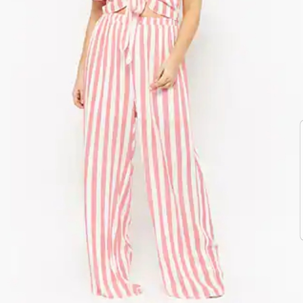 Striped Palazzo Pants